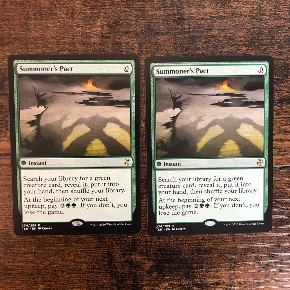 Magic the Gathering MTG Time Spiral Remastered
Summoner’s Pact x2 NM